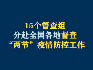 【短視頻題圖】15個(gè)督查組分赴全國各地督查“兩節(jié)”疫情防控工作.jpg